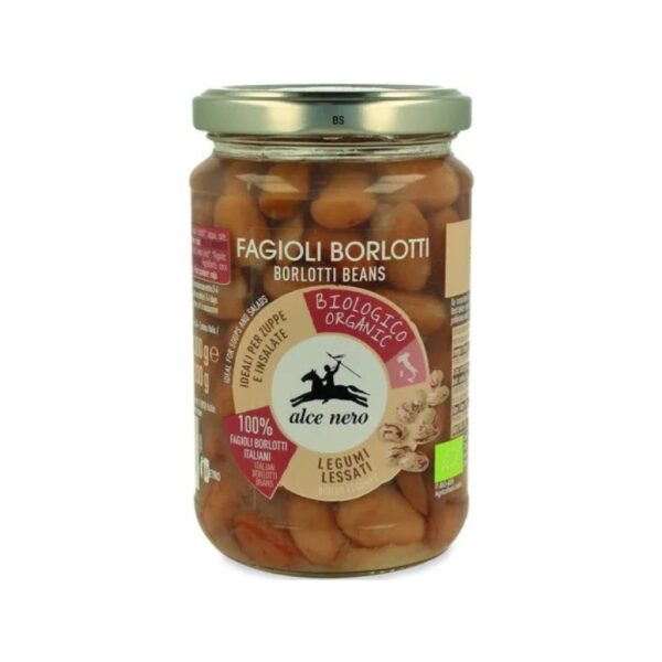 Fagioli Borlotti lessati Alce Nero