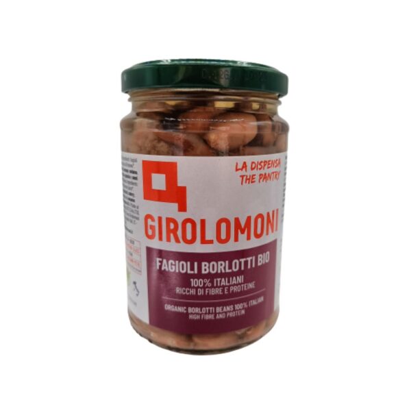 Fagioli borlotti lessati Girolomoni
