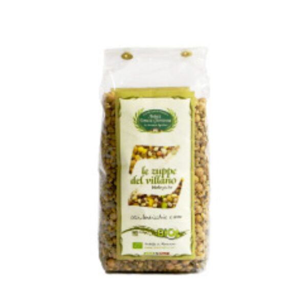 Zuppa del villano ceci lenticchie orzo