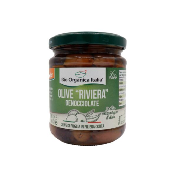 Olive Riviera denocciolate in olio EVO